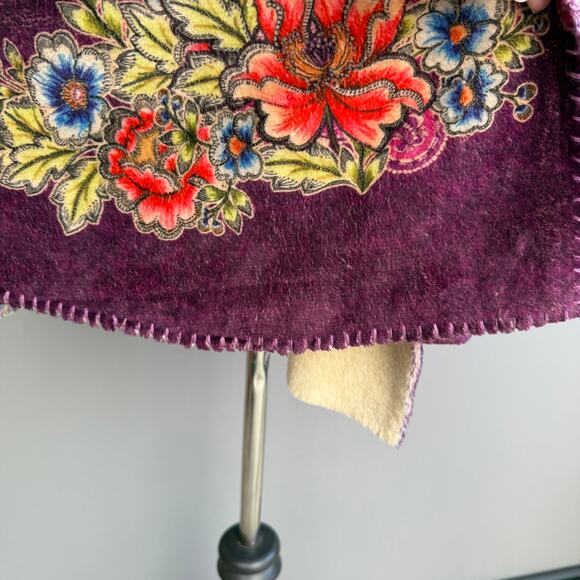 Johnny Was Ledona Sherpa jacket - B47121-6 - plush - cardigan - FLAWED - size S - Picture 10 of 12